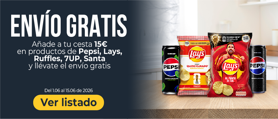 descubre nuestro envio gratis con pepsico