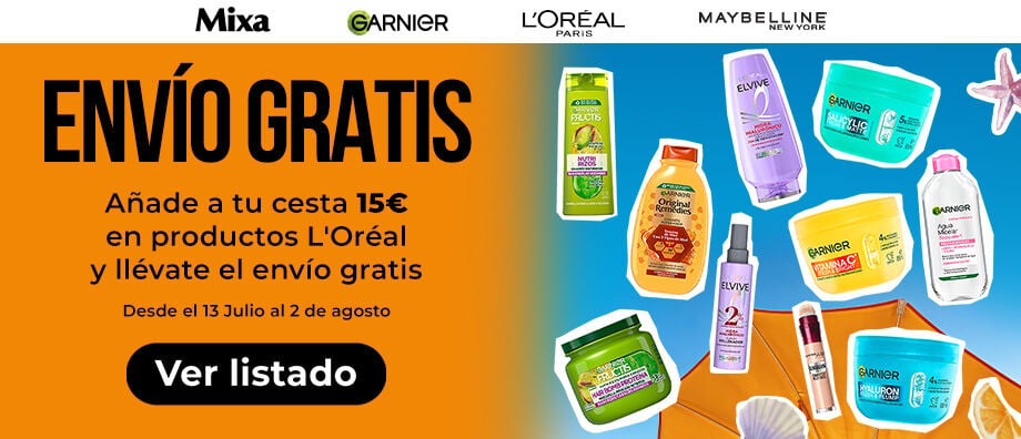 descubre nuestro envio gratis con loreal