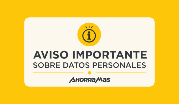 avisos sobre datos personales