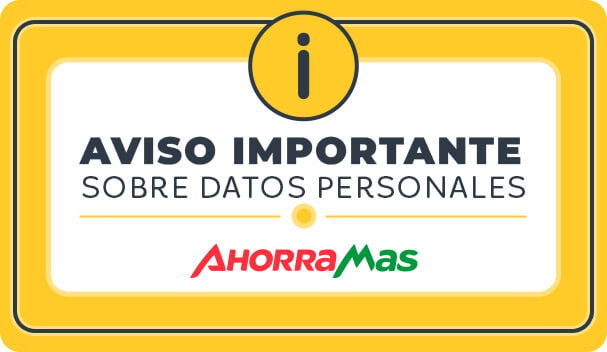 avisos sobre datos personales