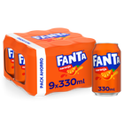 Refresco naranja Fanta lata 33cl pack 9