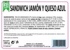 Sandwich gourmet de jamón y queso azul LM 160g