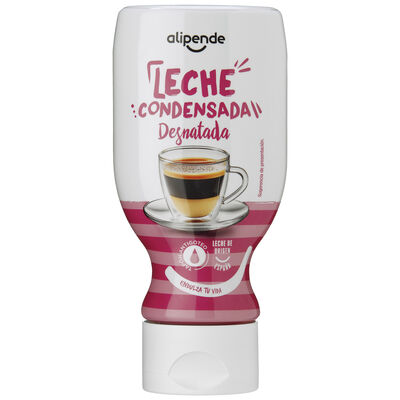Leche condensada desnatada sirvefacil Alipende 450g