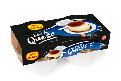 Flan de queso Reina pack 4