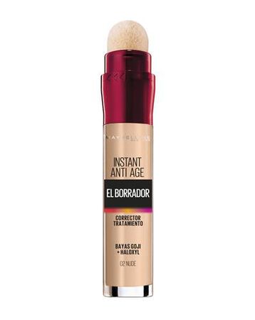 Maquillaje corrector de ojeras borrador Maybelline nude 02