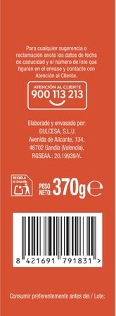 Bizcocho cortadillo Alipende 370g