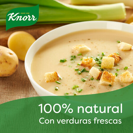Crema vichyssoise Knorr 500ml con puerro y patata