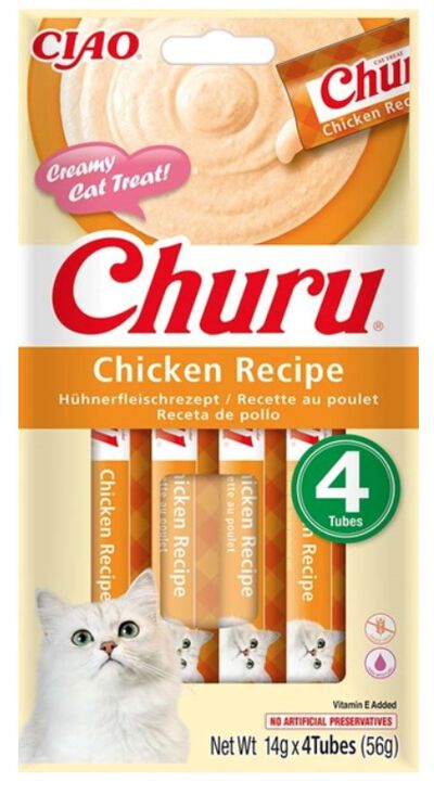 Alimento Gato Snck churu 4ud Pollo