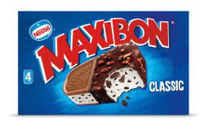 Helado Maxibon Nestlé 4 uds nata