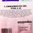 Longaniza de pollo Granja Gourmet 550g aproximadamente