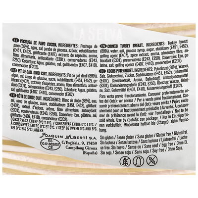 Pechuga de pavo cocida La Selva