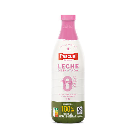 Leche desnatada Pascual 1,5l