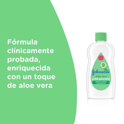Aceite infantil corporal Johnson´s 500ml aloe vera