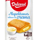 Napolitana Dulcesol rellenas de crema 6 unidades