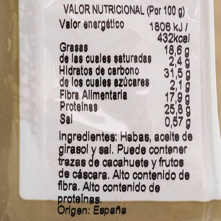 Habas Alipende 150g fritas