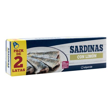 Sardina Alipende pack 2 84g al limon