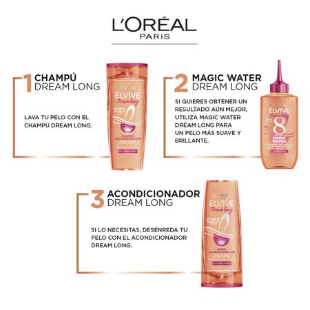 Crema suavizante Elvive L'Oréal 200ml 8 segundos magic water