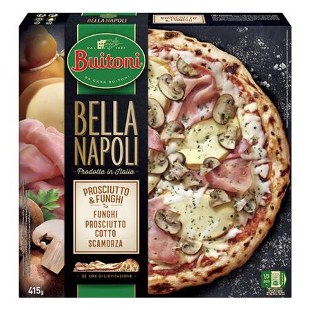 Pizza Bella Napoli Buitoni prosciutto&fungui 415g