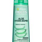 Champ&uacute; fortificante Fructis 380ml aloe hydra bomb sin siliconas