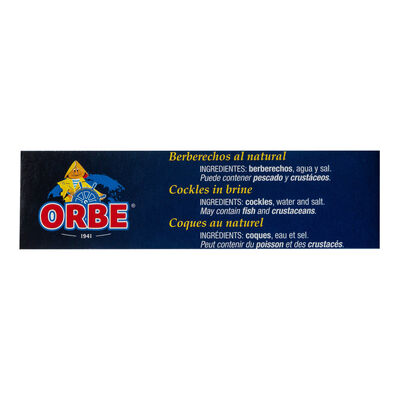 Berberecho Orbe 63g 45/55 al natural
