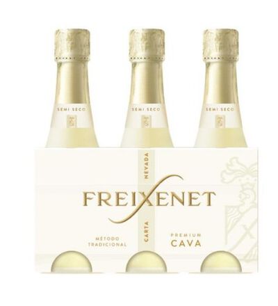 Cava semi-seco Freixenet Mininevada 20cl pack 3