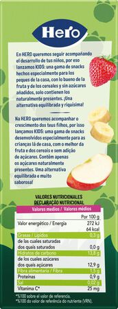 Pouch Hero manzana y plátano 4x100g