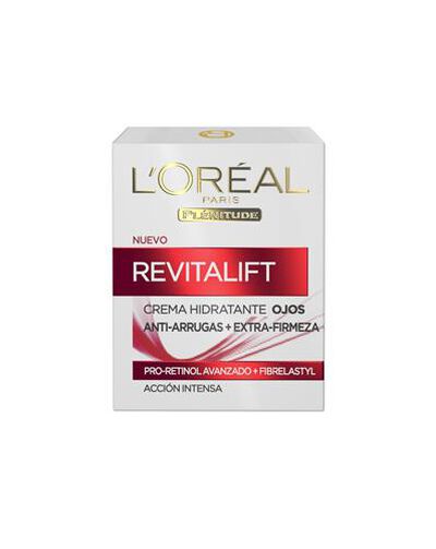 Crema facial para el contorno de ojos L'Or&eacute;al 15ml revitalift