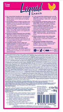 Alimento para gato snack l&iacute;quido con pollo y taurina Vitakraft 6 unid