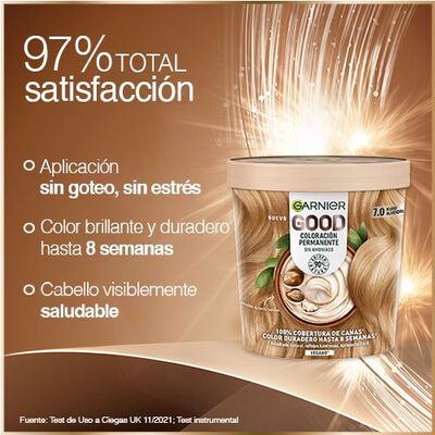 Tinte Pelo Good Garnier Rubio Nº 7.0