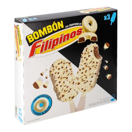 Helado Filipinos blancos 3 uds