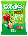 Snack puff dino goodies sabor pizza Goodies 12g