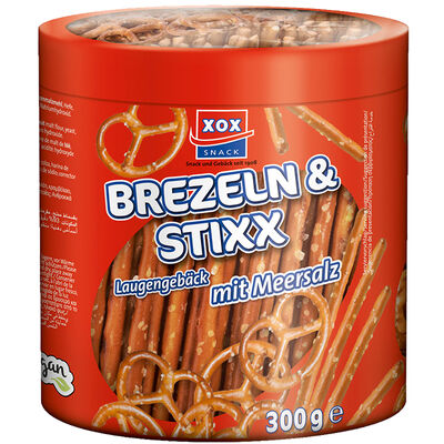 Galletas saladas Mix Brezeln & Stixx Xox 300g