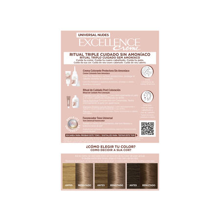 Tinte de cabello L'Oréal Excellence Creme nº6u rubio oscuro universal