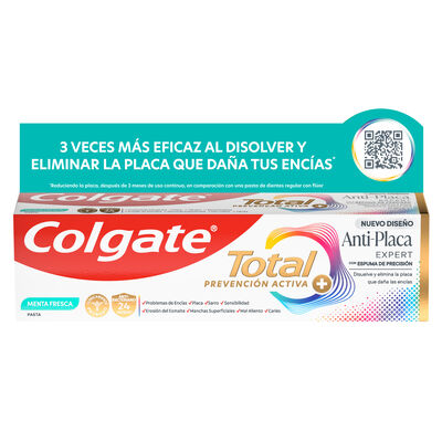 Pasta de dientes Colgate Total Plaque Anti-Placa Expert Menta Fresca 75ml