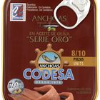 Filetes de anchoa en aceite de oliva serie oro 7/10 unid Codesa 55g
