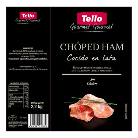 Choped ham gourmet Tello