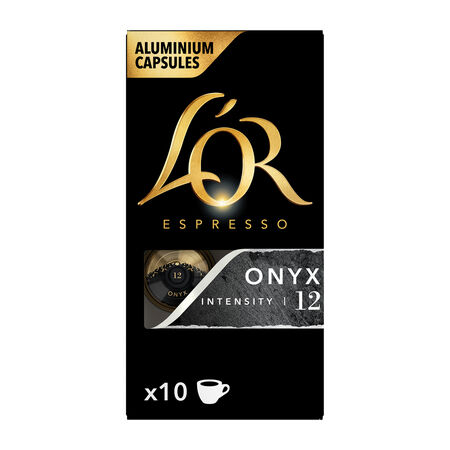 Café  espresso onyx intensidad 12 L'Or 10 cápsulas