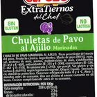 Chuleta de pavo al ajillo El Pozo 600g aproximadamente