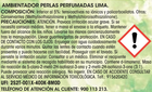 Ambientador en perlas Lanta 110g lima