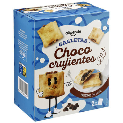 Galletas choco crujientes Alipende 520g