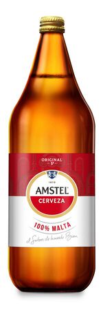 Cerveza rubia Amstel botella 1l