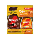 Café soluble natural Nescafé 200g + Nescafé Caramelo 95g