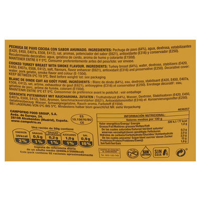 Pechuga de pavo Campofr&iacute;o braseado