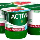 Bífidus probiótico Activia 0% pack 4 frutos rojos