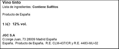 Vino tinto de mesa Don Simon 1l