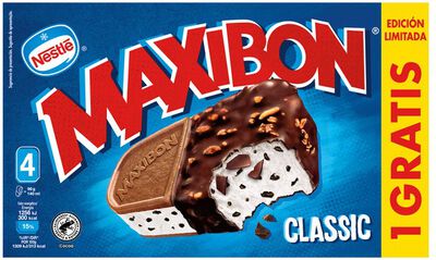 Helado maxibon Nestle pack de cuatro unidades classic