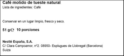 Caf&eacute; en c&aacute;psulas con sabor toffee nut intensidad 5 Starbucks 10 c&aacute;psulas