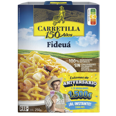Fideu&aacute; Carretilla 250g
