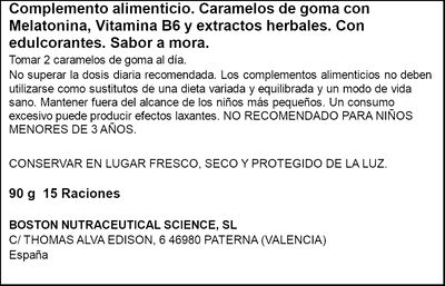 Melatonina gummies sin az&uacute;car regulaci&oacute;n del sue&ntilde;o Vitaldin 30uds