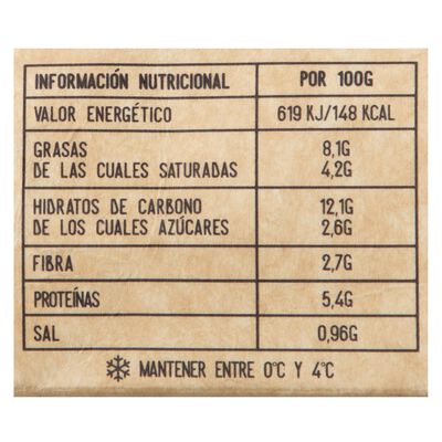 Lasaña Dunany 350g vegetal